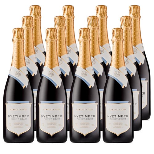 Buy a Case of 12 Bottles of Nyetimber Classic Cuvee 75cl - Securely Packaged and Delivered Together